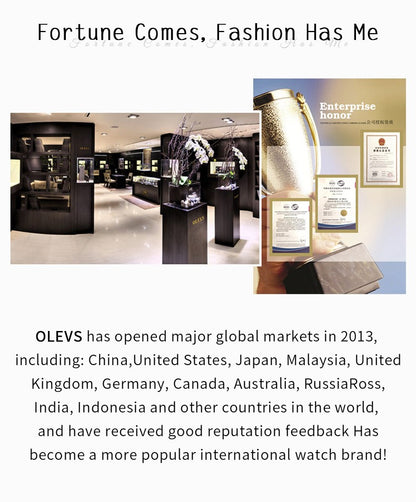 OLEVS Ultra Thin 8mm Women's Watches With Gift Box Fashion Elegant Rose Gold Mesh Steel Strap Luxury Quartz Watch for Woman 3692