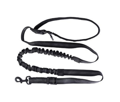 Coleira para Cachorro Mãos Livres para Passear, Correr, Caminhar, Ajustável, com Cinto na Cintura, Alça de Peito, Corda de Tração e Acessórios para Cães