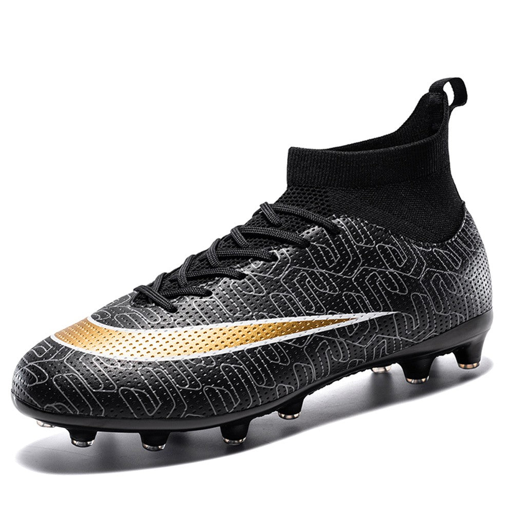 Men's and Women's Football Cleats Firm Ground Outdoor Football Shoes Lightweight Sports Sneaker Rugby Boots