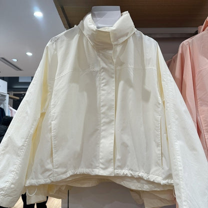 Mumaroho 2025 Autumn Winter Women Windbreaker Jacket Windproof Solid Long Sleeve Outdoor Sport Hooded Thin Coat Jacket For Women