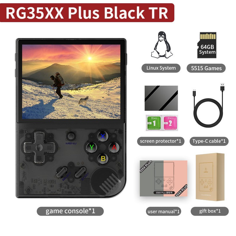 ANBERNIC RG35XX Plus/RG35XX Retro Handheld Game Console 3.5? IPS Screen Linux Portable Video Game Player Support HD-M-I TV Outpu