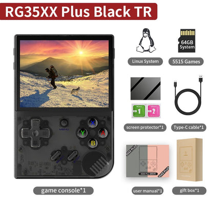 ANBERNIC RG35XX Plus/RG35XX Retro Handheld Game Console 3.5? IPS Screen Linux Portable Video Game Player Support HD-M-I TV Outpu