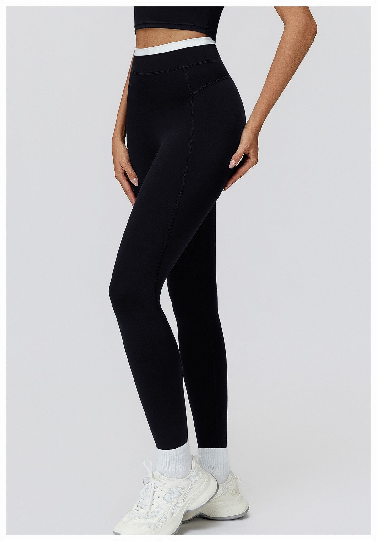 Yoga Pants Hip Lifting Fitness Women's Leggings Push Up Yoga Outdoor Recreation Quick Drying Exercise Color Blocking Tight Pants