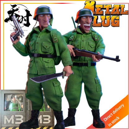 TUNSHI STUDIO Original Metal Slug Series Boneca de Pano de 6 polegadas Leona Clara Ralph Action Figura de Mobilidade Articulada Modelo de Brinquedos Presentes