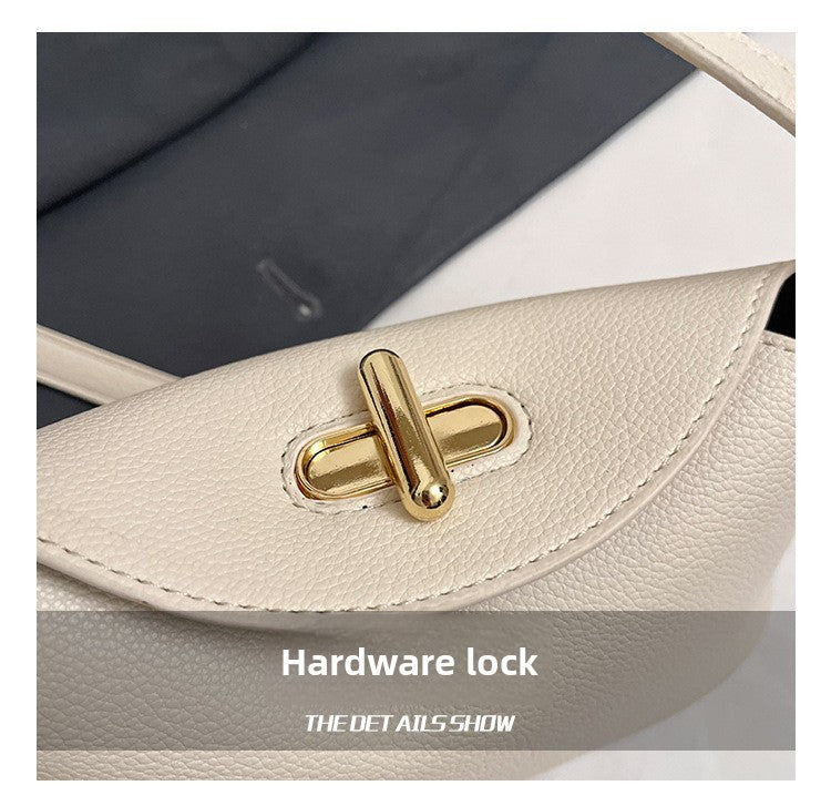 Niche Brand Women's Fashion Handbag Soft Versatile Shoulder Messenger Bag 2025 Super Hot Yellow Portable Bucket Bag Women's Bag