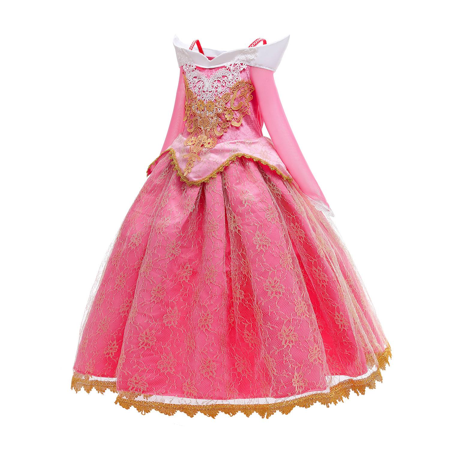 Sleeping Beauty Aurora Princess Halloween Cosplay Dress Off Shoulder Gift Carnival Party Fancy Princess Lace Dress