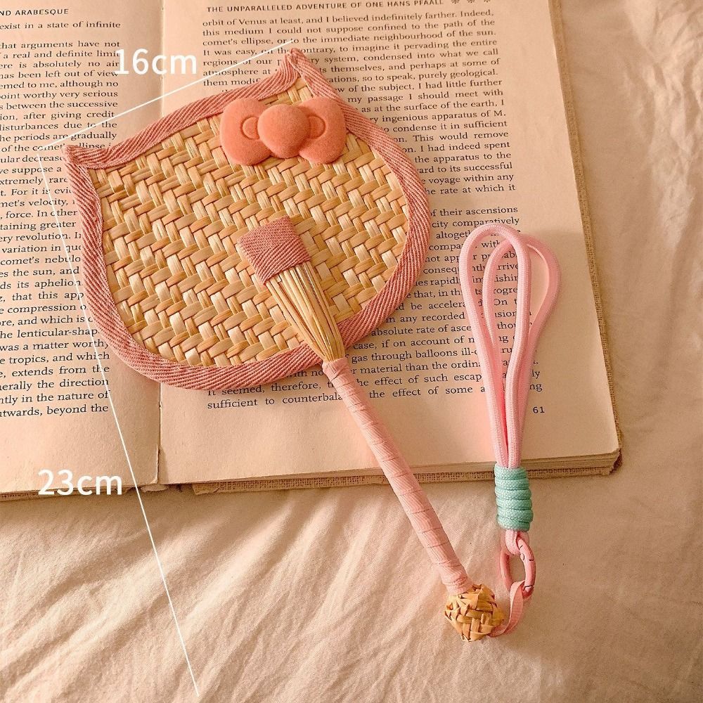 1-5Pcs Cute Handwoven Portable Fans Suitable Summer Beach Parties Birthday Wedding Carnival Party Gifts Photo Props Giveaways