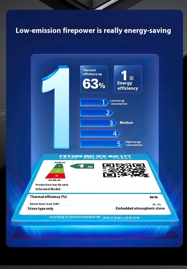 Dual Fuel 3500W Gas Electric Cooker Household Concave Induction Cooktop Class Energy Built-in Countertop Natural Gas Easy Table