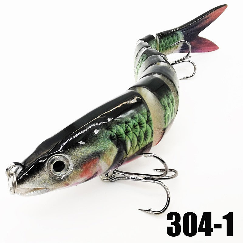 Iscas de Pesca Multi Articuladas Swimbait Crank Bait Isca Artificial Biônica de Afundamento Lento Água Doce Água Salgada Acessórios de Pesca de Truta Baixo