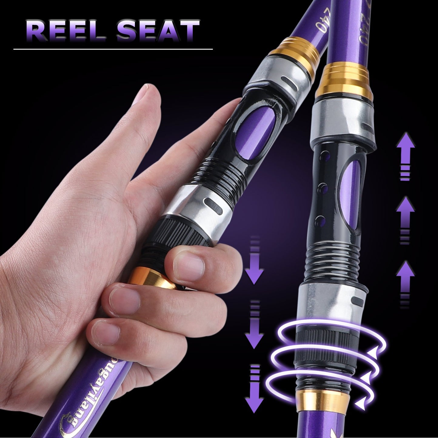 Sougayilang 1.8M-3.3M Carp Fishing Rod Cost-effective FRP Material Fishing Pole Maximum Load 8kg Telescopic Fishing Rod Pesca