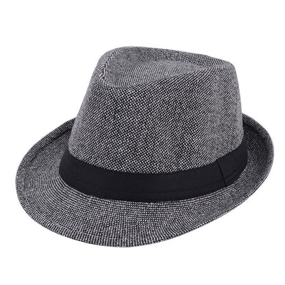 Chapéu de Lã para Casamento Primavera Verão para Homens de Meia-Idade, Casal, Moda Outono Inverno, Festa Xadrez, Design de Luxo, Chapéu Jazz Fedora para Mulheres