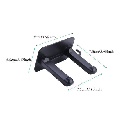 Suporte de Secador de Cabelo Organizador Soprador Adesivo Montado na Parede Sem Pregos Sem Furos Aço Inoxidável Espiral Suporte Armazenamento Para Banheiro