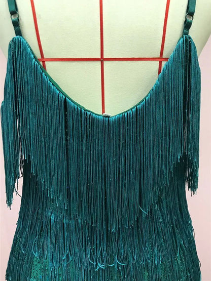 2024 Summer New Fashionable Framed Sequins Feather Patchwork Dress Colorful Amazon Direct Sales Women's Sleeveless Dress