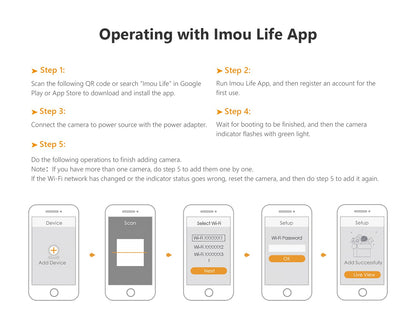 IMOU Outdoor Bullet 2C 5MP Wifi Camera Weatherproof AI Human Detection Outdoor Surveillance ip Camera