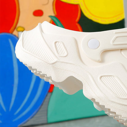 Summer Comfortable Soft Heightening Sandals For Men Platform High-heeled Outdoor Non-slip Waterproof Sandals For Women Clogs