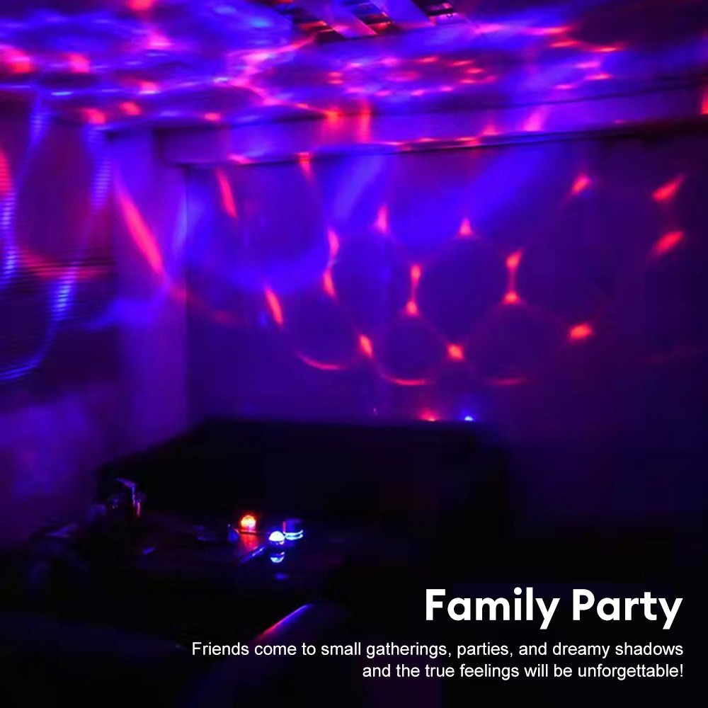LED Starry Sky Lights Bedroom NightLights 5V USB Decoration Atmosphere Projector Lamp 360° Rotating For Weddings Christmas