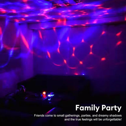 LED Starry Sky Lights Bedroom NightLights 5V USB Decoration Atmosphere Projector Lamp 360° Rotating For Weddings Christmas