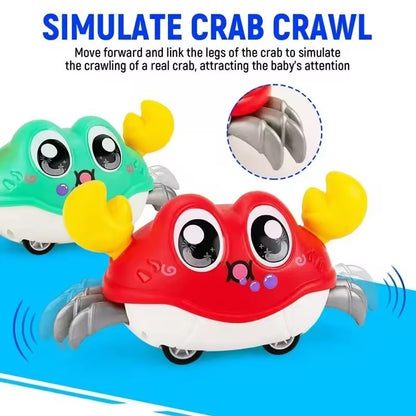 Kids toys small gifts double pull cartoon crab animal inertia car baby puzzle clip doll boy girl gliding toy