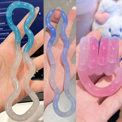 Rotating Twisting Fidget Toys Deformable Rope Educational Tangle Rope Stress Relief Sensory Toy Thinking Training Gifts ?? ????