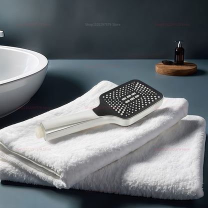 Ducha de Banheiro com Bico Pressurizado, Alta Pressão, Economia de Água, Pulverizador, Acessórios de Banheiro ABS, Ducha Cromada Tipo Chuva