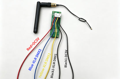 A9 2.4G ISM DMX Wireless Controller PCB Module 2 in 1 DMX512 Transmitter Receiver For Stage Light Built-in DIY 485EE