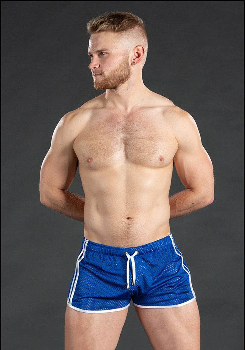 Men's sweatpants hole dry breathable sexy beach outdoor casual three-quarter pants?MNDK-05)