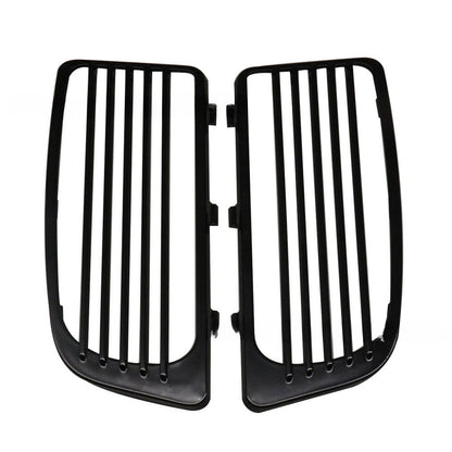 Grade do Radiador da Motocicleta Carenagem Inferior Grades Laterais Tampa de Acabamento para Harley Touring CVO Electra Road Street Tri Glide Ultra Low FLHTKL