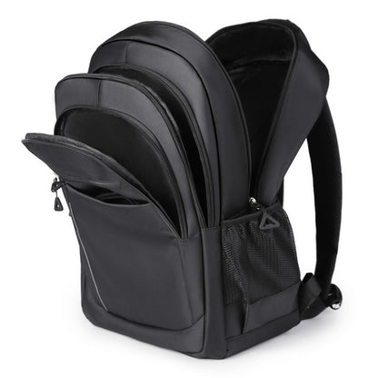 Durable Backpack | Universal Leisure Backpack | Multi-Pocket Travel Bag, Suitable for Business Travel, Short Trips - Black