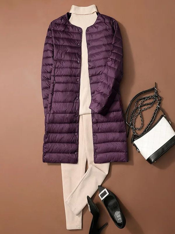 S/M Women Winter Coats 2024 New Autumn Winter O-Neck Female Thin Duck Down Jackets Portable Windproof Puffer Parkas 0-10?