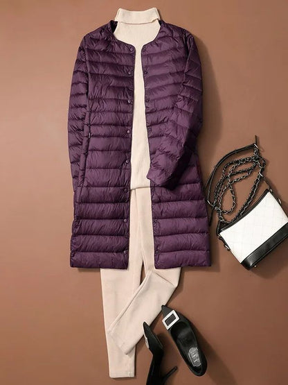 S/M Women Winter Coats 2024 New Autumn Winter O-Neck Female Thin Duck Down Jackets Portable Windproof Puffer Parkas 0-10?