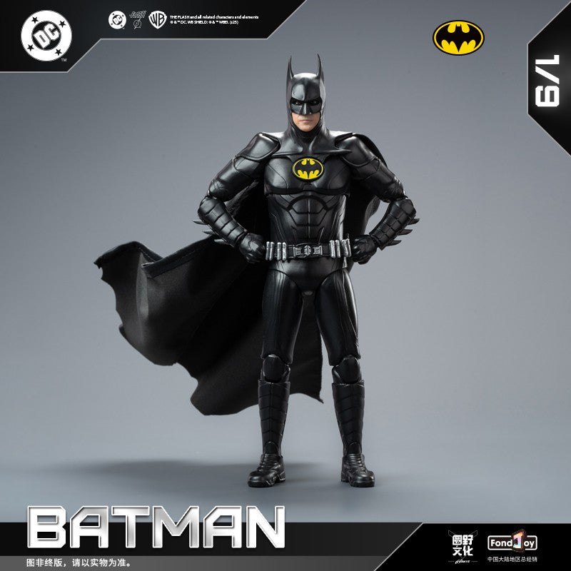 New FondJoy 2023 Keaton Batman DC1019 1/9 PVC Joint Movable Action Figures Toy Gift Collection ?2026 Delivery in January?