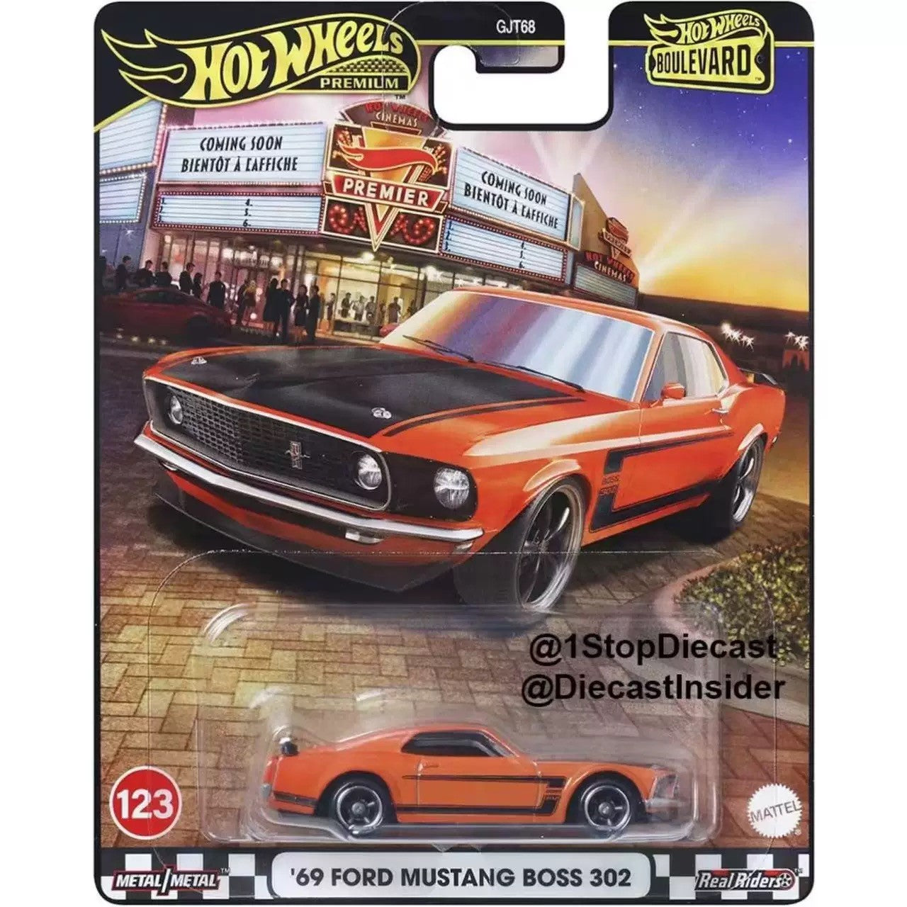 Mattel Hot Wheels Premium Boulevard Série 2022 1/64 Boulevard Land Rover Defender Carrinhos Colecionáveis Veículo Diecast