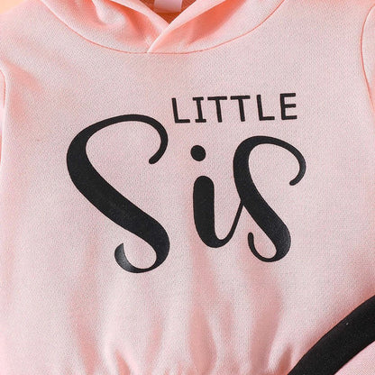 Comfort Fashion Spring-Autumn Baby 2-Piece Clothing Set Children Long Sleeve Hoodie and Color Blocked Pants Everyday Wear Sets