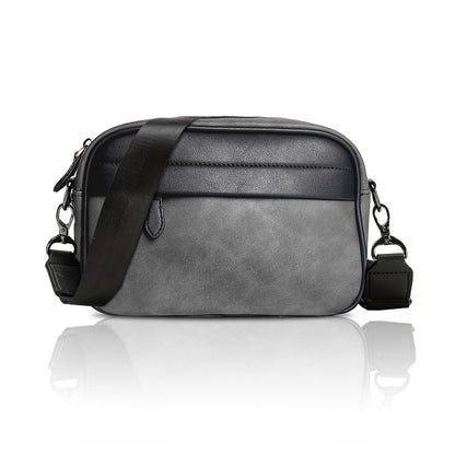 Luxury PU Leather Crossbody Bags Men Fashion Plaid Men Shoulder Bag Business Messenger Bag Mens Handbag Satchels Tote Purse