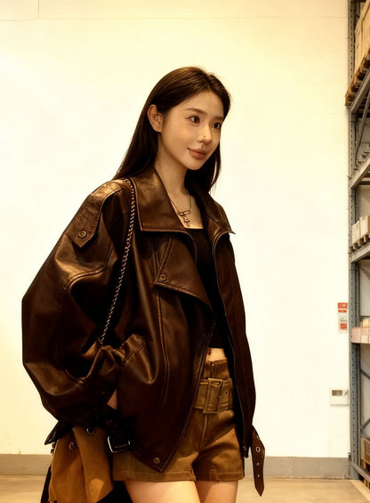 Biker Jackets Womens Jacket Unique Winter Jacquard Badge Uniforms Pilots Aviation Aviator Embroidered Epaulets Formal Decorative