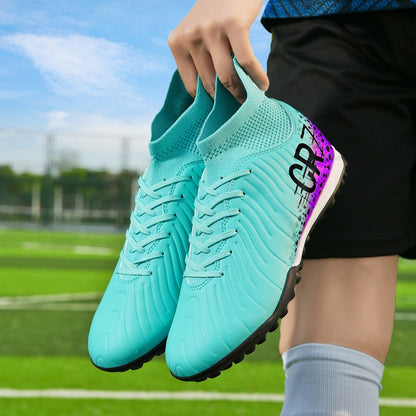 Professional Mens Soccer Shoes Women Football Boots Studded Society Turf Cleats Adults TF/FG Training High-Quality Sneakers