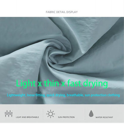 Camping Rain Jacket Men Women Waterproof Sun Protection Clothing Fishing Hunting Clothes Quick Dry Skin Windbreaker With Pocket