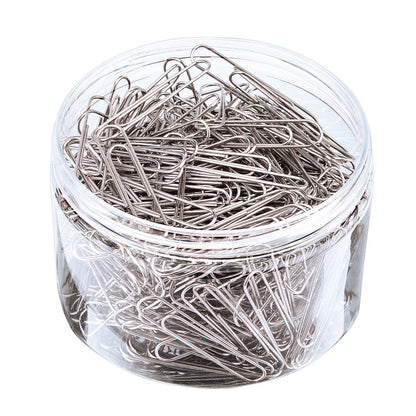 300pcs small size paper clips for office, school and personal use