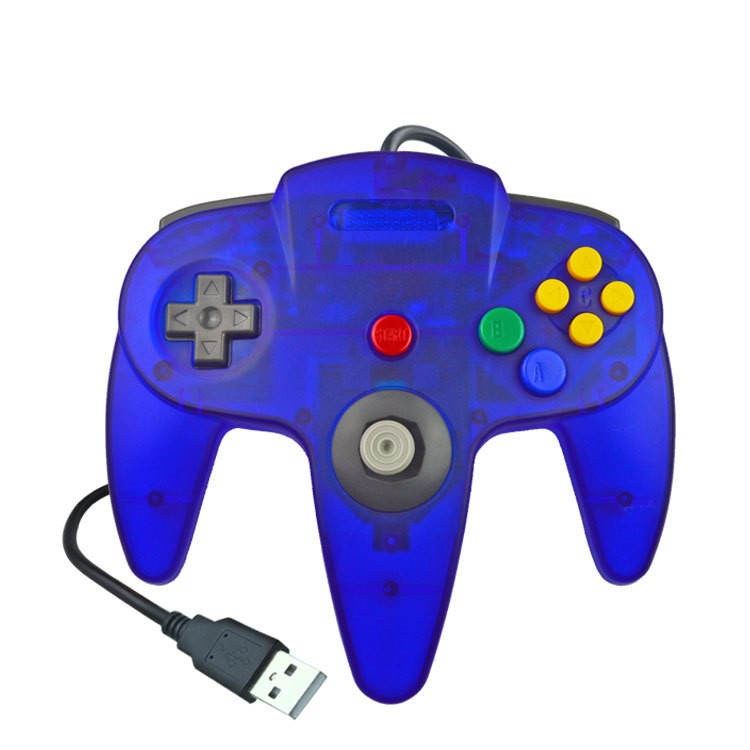 For Nintendo 64USB Wired Gamepad For Host N64 Controller Gamepad Joystick for Classic 64 Console Games for Mac Computer PC
