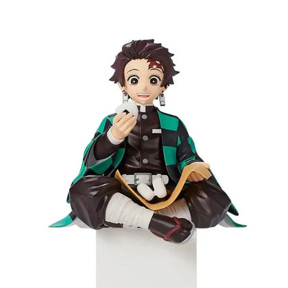 Demon Slayer Bonecos de Anime 15cm Modelo Kimetsu No Yaiba Bonecos de Ação Nezuko Zenitsu Giyuu Kyoujurou Mitsuri Brinquedos de Boneca para Crianças