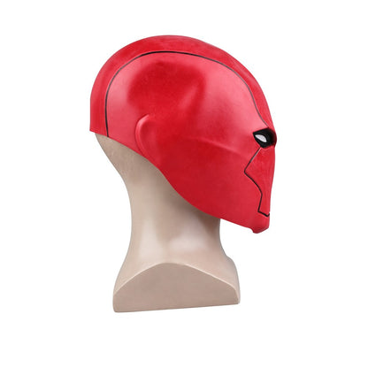 Cosplay Masks Superhero Red Hood Helmet Latex for Adult Man Face Masks Halloween Party Masquerade Carnival Costume Prop