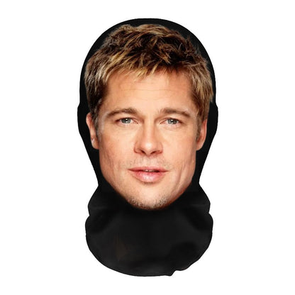 3D Printed Celebrity Realistic Face Mask Stretch Mesh Full Face Mask Men Role Play Headdress Hip Hop Balaclava Cosplay Mask