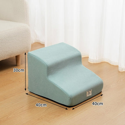 Rampa Escada Antiderrapante para Cães e Gatos, Esponja de Espuma de Memória, Sofá para Cães Idosos, Removível e Lavável, Escadas para Animais de Estimação, Suprimentos para Animais de Estimação
