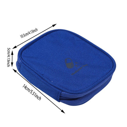 Portable First Aid Medical Kit Travel Outdoor Camping Emergency Medicine Storage Bag Travel Mini  Pouch Organizer Pill Case