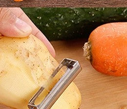 Stainless Steel Vegetable Fruit Peeler Multi-function Potato Carrot Peeling Knife Kitchen Gadgets Thickened Handle Easy To Clean
