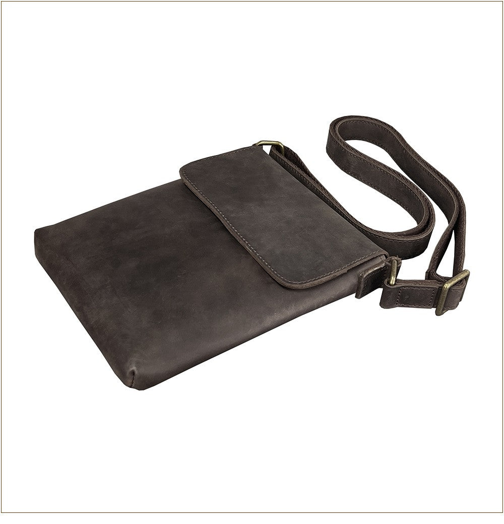 New Men's Cow Leather Crossbody Bag Man Shoulder Bag Casual Male Small Simple Bag For Men