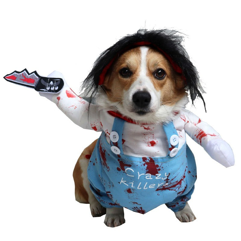 Roupas Engraçadas para Cães, Fantasias para Gatos de Estimação, Moletom para Cachorros, Roupa para Ficar em Pé, Roupas de Cosplay para Cães, Roupas para Festas e Festivais, Acessórios para Cães