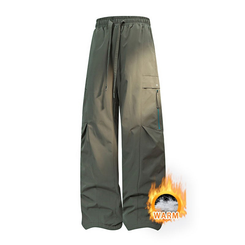 Calças de inverno masculinas para caminhada, impermeáveis, à prova de vento, calças de montanhismo, para manter aquecido, acampamento, trekking, esqui, calças com bolso com zíper