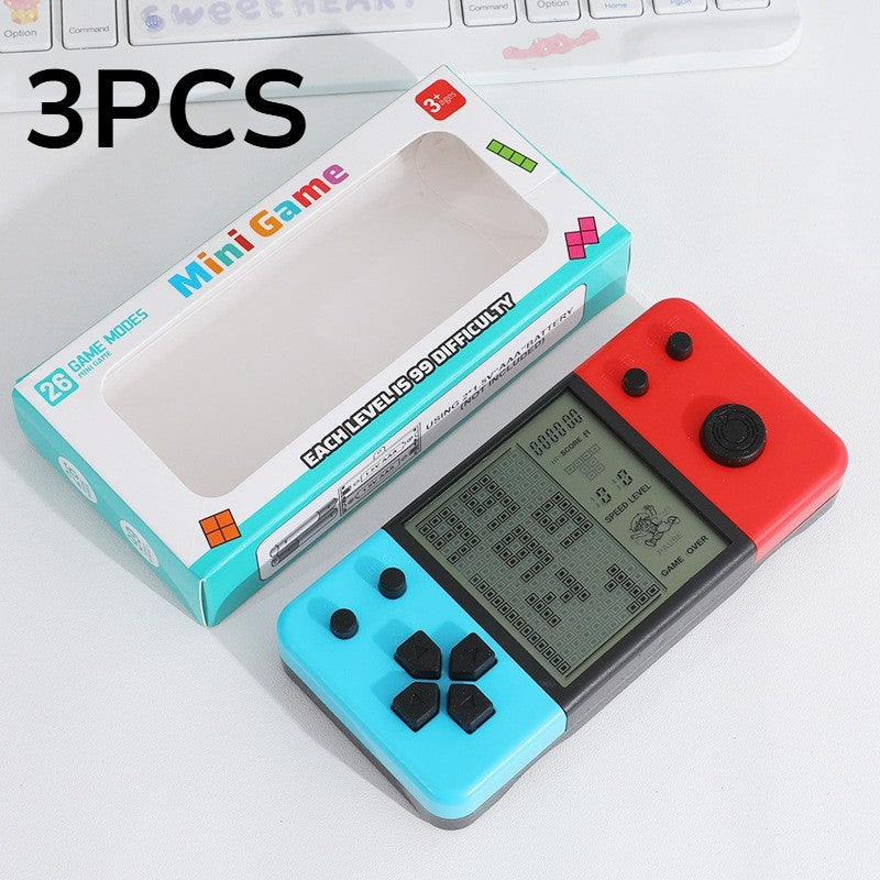 Pocket Tetris Handheld Game Console Retro Electronic Game Player Portable Stress Relief Toy