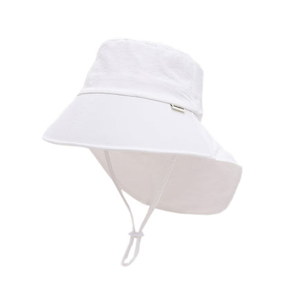 Baby Quick Dry Sun Hat Summer Kids Bucket Hat For Girls Boys Soild Color Big Brim Panama Children Beach Shawl UV Protection Cap